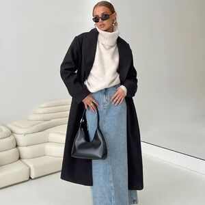 Lioness Black Trench Coat